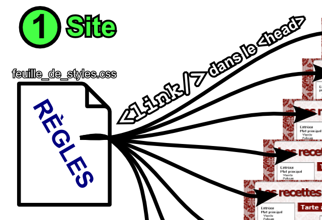 Pour affecter tout un site